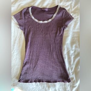 Michael Stars Purple Shine Tee